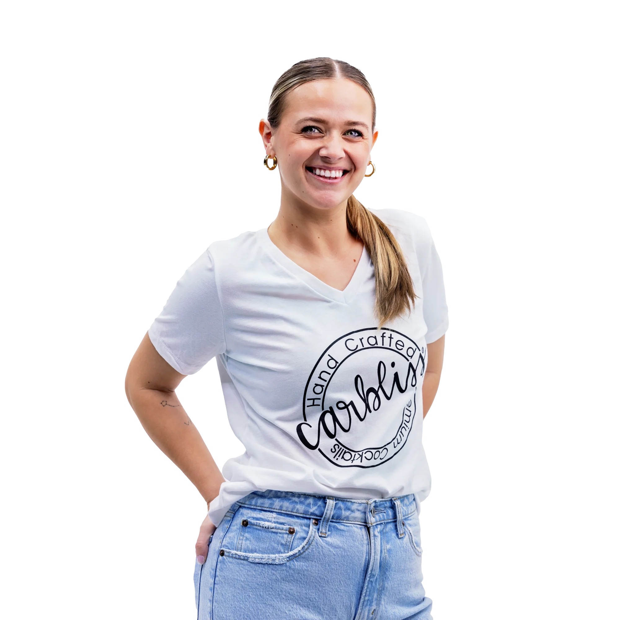 Women’s V-Neck T-Shirt - Image 3